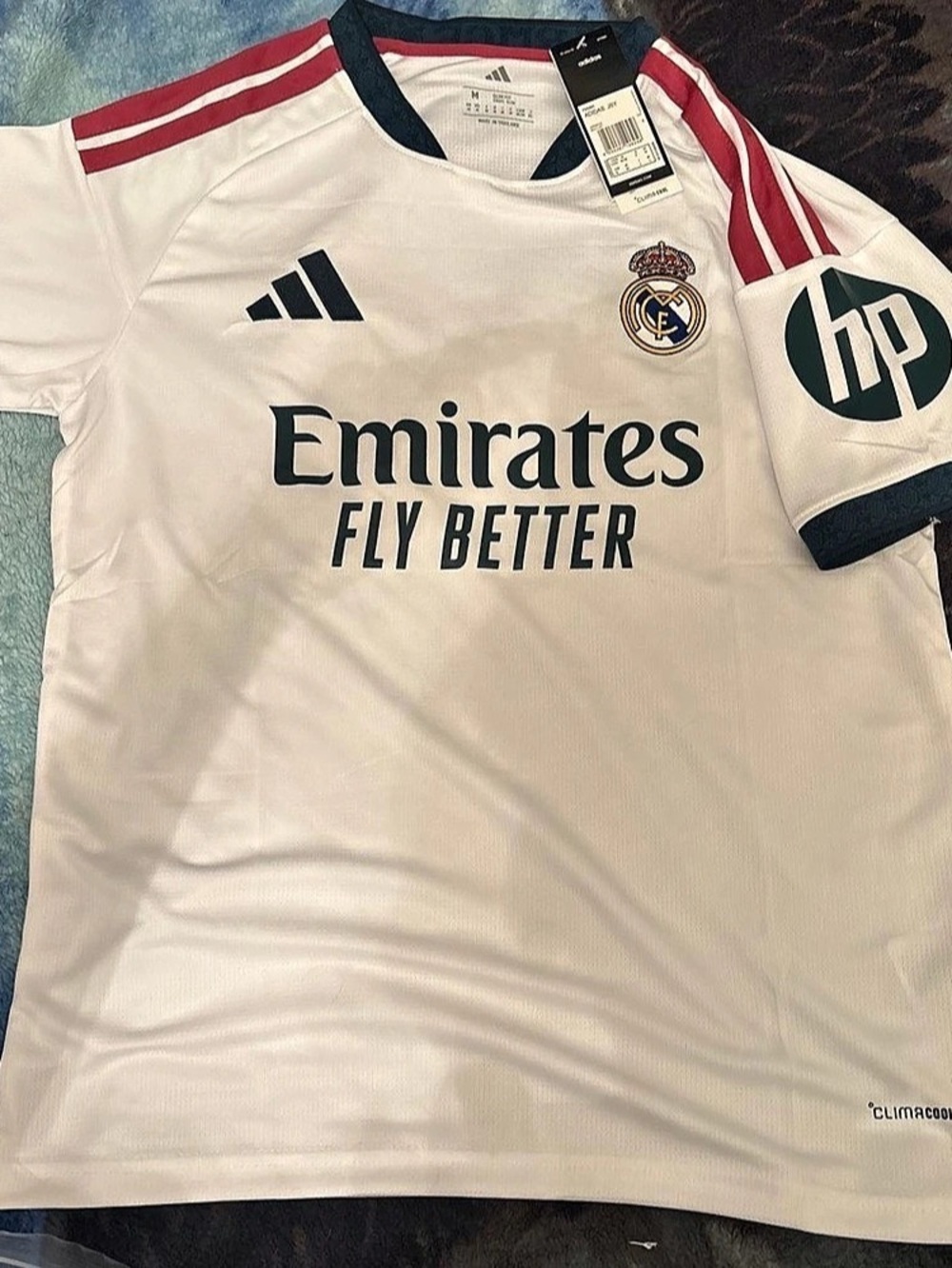 adidas Real Madrid 26/27Home Jersey Men's White & Red Medium